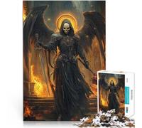 Rompecabezas de 1000 Piezas para Adultos Santa Muerte Juego Familiar para aliviar el estrés: desafío difícil Buen Regalo 38x26cm