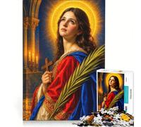 Rompecabezas de 1000 Piezas para Adultos Santo Mártir Juego Educativo difícil y desafiante colección de Artistas Bellas Artes 38x26cm