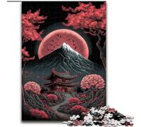 Rompecabezas de 1000 Piezas para Adultos. Santuario japonés. Rompecabezas para Adultos. 1000 Piezas divertirse en Familia en cumpleaños y Navidad (tamaño 26x38cm).