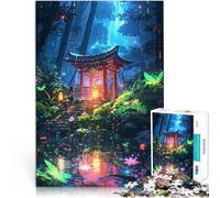 Rompecabezas de 1000 Piezas para Adultos Santuario resplandeciente Juguetes de Entretenimiento Familiar Mejorar el Amor Entre Parejas 38x26cm