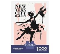 Rompecabezas De 1000 Piezas para Adultos School of Ballet Rompecabezas Juego De Ingenio Carrera De Velocidad De Manos Interacción Entre Padres E Hijos 52x38cm/1000pcs