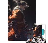 Rompecabezas de 1000 Piezas para Adultos Sekiro Shadow Die Twice Juguetes adictivos para Cultivar la Paciencia Relajarse y Mejorar la Memoria Un Regalo estupendo (tamaño 75x50cm)