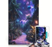 Rompecabezas de 1000 Piezas para Adultos Sendero místico en la Jungla Juegos educativos análisis y lógica Regalos para Mujeres 38x52cm