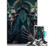 Rompecabezas de 1000 Piezas para Adultos Señor Oscuro 1000 Piezas para Adolescentes Juego de Preguntas decoración de Pared cumpleaños y Navidad 75x50cm