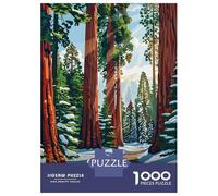 Rompecabezas De 1000 Piezas para Adultos Sequoia National Park California Rompecabezas para Adultos Juegos Divertidos Decoración De Pared Cumpleaños Y Navidad 70x50cm/1000pcs