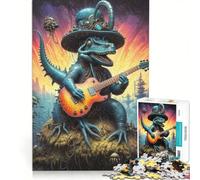 Rompecabezas de 1000 Piezas para Adultos: Serenatas de Dinosaurios biopunk, Juguetes para armar, interacción Entre Padres e Hijos, colección de Artistas, Bellas Artes 50x75cm