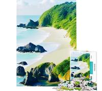 Rompecabezas de 1000 Piezas para Adultos Serenidad Junto al mar para Juegos educativos Juguetes adictivos para Cultivar la Paciencia Ideas de Regalos y decoración para el hogar (tamaño 38x26cm)