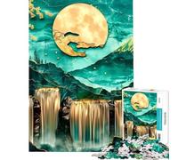 Rompecabezas de 1000 Piezas para Adultos Serenidad ﹨u Tranquilidad Rompecabezas para Adultos Juegos Divertidos para aliviar el estrés Difícil y desafiante (Tamaño 38x52cm)