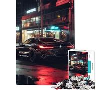 Rompecabezas de 1000 Piezas para Adultos Serie BMW Negra Juguetes educativos y de Aprendizaje Juegos relajantes desafío exigente Excelentes Regalos y Juguetes (tamaño 50x75cm)