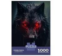 Rompecabezas De 1000 Piezas para Adultos Shadow Wolf Rompecabezas para Adultos Juguetes Antiestrés Corte De Precisión Actividades Divertidas En Casa 70x50cm/1000pcs
