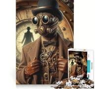 Rompecabezas de 1000 Piezas para Adultos Sherlock Holmes Steampunk Juguetes para armar para Pasar el Tiempo en casa cumpleaños 38x52cm