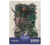 Rompecabezas De 1000 Piezas para Adultos Shinigami No Mori Rompecabezas para Adultos Juegos Divertidos Desafío Difícil Interacción Entre Padres E Hijos 52x38cm/1000pcs
