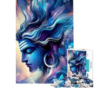 Rompecabezas de 1000 Piezas para Adultos Shiva Art Jigsaw Puzzle Juego práctico Hand Speed Race Oferta de Regalo para Toda la Familia (tamaño 38x26cm)
