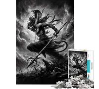 Rompecabezas de 1000 Piezas para Adultos Shiva Dios hindú Rompecabezas para Adultos Juegos relajantes Vacaciones en casa Tiempo Libre desafío para completar (tamaño 38x26cm)