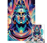 Rompecabezas de 1000 Piezas para Adultos Shiva el Yogi Rompecabezas para Adultos análisis y lógica Difícil y desafiante Juego Educativo Familiar 38x26cm