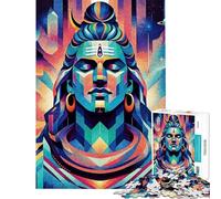 Rompecabezas de 1000 Piezas para Adultos Shiva el Yogi Rompecabezas para Adultos análisis y lógica Juego Educativo Familiar difícil y desafiante 50x75cm