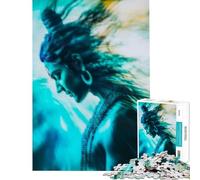 Rompecabezas de 1000 Piezas para Adultos Shiva Flowing Energy Toy Juego Intelectual Juego de ingenio Análisis y lógica Regalos para Mujeres y Hombres (Tamaño 38x52cm)
