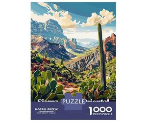 Rompecabezas De 1000 Piezas para Adultos Sierra Madre Oriental, Mexico Landscape Art Rompecabezas para Adultos Juegos Relajantes Difícil Difícil Cumpleaños Y Navidad 52x38cm/1000pc