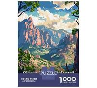 Rompecabezas De 1000 Piezas para Adultos Sierra Madre Oriental Mountain Landscape Rompecabezas para Adultos Juego Práctico Decoración Perfecta Regalos De Cumpleaños Y Únicos 38x26cm/1000pcs