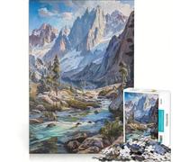 Rompecabezas de 1000 Piezas para Adultos Sierra Nevada Juegos Familiares decoración Perfecta cumpleaños y Navidad 38x52cm