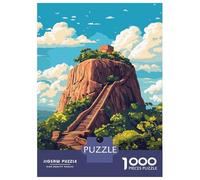 Rompecabezas De 1000 Piezas para Adultos Sigiriya Rock Fortress, Sri Lanka Rompecabezas para Adultos Juguetes Antiestrés para La Diversión Familiar Regalos De Cumpleaños Y Únicos 38x26cm/1000pcs