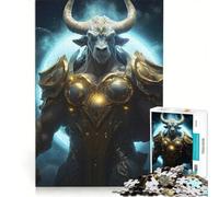 Rompecabezas de 1000 Piezas para Adultos Signo Zodiacal Tauro Juguetes para armar Actividades Divertidas en casa Regalo Ideal para Toda la Familia 50x75cm