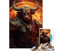 Rompecabezas de 1000 Piezas para Adultos Signo Zodiacal Tauro Rompecabezas de 1000 Piezas para decoración del hogar Juguete Educativo Ideal para Aprender y Regalar (38x26cm)