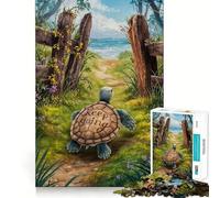 Rompecabezas de 1000 Piezas para Adultos Sigue adelante con fluidez Divertido Rompecabezas de lógica Juego Casual Escena navideña Arte (50x75cm)