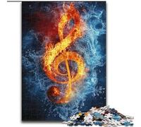 Rompecabezas de 1000 Piezas para Adultos, símbolos Musicales, Juguete Educativo Intelectual descompresor, cumpleaños tamaño 26x38cm