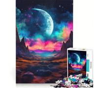 Rompecabezas de 1000 Piezas para Adultos Sinfonía Celestial, Juego de ingenio, desafiante para completar, fortalece el Amor Entre Parejas 38x52cm