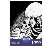Rompecabezas De 1000 Piezas para Adultos Skeletal Embrace Love Beyond The Grave Rompecabezas para Adultos Juguete Decoración De Pared Difícil Regalo De Cumpleaños, Regalos, 70x50cm/1000pcs