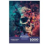 Rompecabezas De 1000 Piezas para Adultos Skull Fantasy Rompecabezas para Adultos Juego De Ingenio Decoración del Hogar Actividades Divertidas En Casa 52x38cm/1000pcs