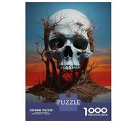 Rompecabezas De 1000 Piezas para Adultos Skull Island Art Print Rompecabezas para Adultos Juego De Ingenio Desafío Educativo Difícil 70x50cm/1000pcs