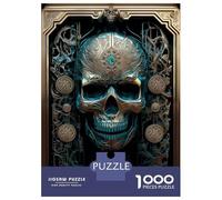 Rompecabezas De 1000 Piezas para Adultos Skull Machine Gold III Rompecabezas para Adultos Juego Práctico Decoración del Hogar Regalos De Cumpleaños Y Únicos 52x38cm/1000pcs