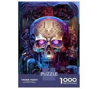 Rompecabezas De 1000 Piezas para Adultos Skull Machine Neu Rompecabezas para Adultos Juego Familiar Corte De Precisión Cumpleaños Y Navidad 38x26cm/1000pcs