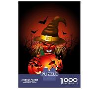 Rompecabezas De 1000 Piezas para Adultos Skull Witch Monster Rompecabezas Práctico Juego Decoración del Hogar Cumpleaños Y Navidad 70x50cm/1000pcs