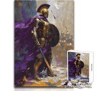 Rompecabezas de 1000 Piezas para Adultos, Soldado Espartano, para Disfrutar de un Tiempo de Ocio Tranquilo, relajación, Ajuste Estable, Corte preciso, tamaño del Juguete: 38x52cm