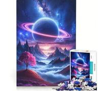 Rompecabezas de 1000 Piezas para Adultos: Soledad Celestial, Juego Imposible, para Matar el Tiempo en Vacaciones en Casa, Regalo de Cumpleaños, Regalos de Viaje 38x26cm