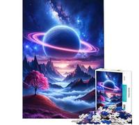 Rompecabezas de 1000 Piezas para Adultos Soledad Celestial un desafío Educativo para armar Juguete Decorativo para la Pared Apto para Mayores de 14 años (38x52cm)