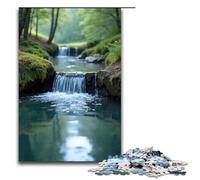 Rompecabezas de 1000 Piezas para Adultos Sonido de Agua de manantial Rompecabezas de Madera Juego desafiante 1000 Piezas (75 x 50 cm)