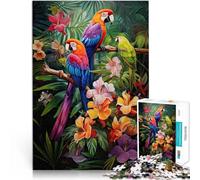 Rompecabezas de 1000 Piezas para Adultos Sonidos relajantes de pájaros Juegos educativos Actividades Divertidas en casa, Regalos de cumpleaños, Regalos de Viaje, 38x26cm