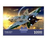 Rompecabezas De 1000 Piezas para Adultos Space Battle Epic Sci-Fi Action Rompecabezas para Adultos Juego Familiar Decoración De Pared Desafiante De Completar 70x50cm/1000pcs