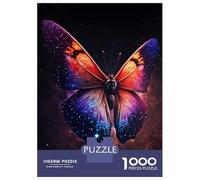Rompecabezas De 1000 Piezas para Adultos Space Butterfly Rompecabezas para Adultos Juegos Familiares Desafío Difícil para Cumpleaños, Navidad 38x26cm/1000pcs