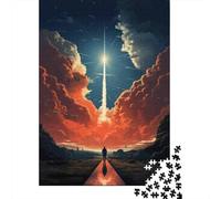 Rompecabezas De 1000 Piezas para Adultos Space Exploration Adventure -3 Rompecabezas para Adultos Juego Práctico Pero Divertido Y Humorístico Interacción Entre Padres E Hijos 52x38cm/1000pcs