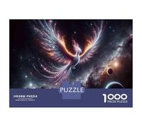 Rompecabezas De 1000 Piezas para Adultos Space Phoenix Wallpaper Rompecabezas para Adultos Juego De Ingenio Carrera De Velocidad De Manos Regalos para Reducir El Estrés 38x26cm/1000pcs