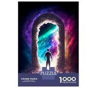 Rompecabezas De 1000 Piezas para Adultos Space Portal Rompecabezas para Adolescentes Juguetes Antiestrés Patrón De Ensamblaje Cumpleaños 38x26cm/1000pcs