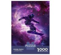 Rompecabezas De 1000 Piezas para Adultos Space Snowboarding Poster Rompecabezas para Adolescentes Juguetes De Bricolaje Que Mejoran La Memoria Regalos De Cumpleaños Y Únicos 38x26cm/1000pcs