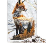 Rompecabezas de 1000 Piezas para Adultos, Spirit of The Golden Highlands, Rompecabezas de Papel para Adultos y Adolescentes, Juguetes de decoración del hogar, 1000 Piezas (38 x 26 cm)