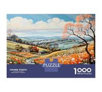 Rompecabezas De 1000 Piezas para Adultos Spring Landscape with Flowers Rompecabezas para Adolescentes Juego Práctico Desafío Difícil Regalo De Cumpleaños, Regalos, 70x50cm/1000pcs