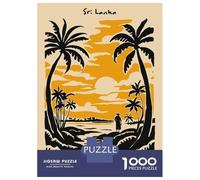 Rompecabezas De 1000 Piezas para Adultos Sri Lanka Pearl of The Indian Ocean Rompecabezas para Adultos Juegos Divertidos Pero Divertidos Y Humorísticos Cumpleaños 70x50cm/1000pcs
